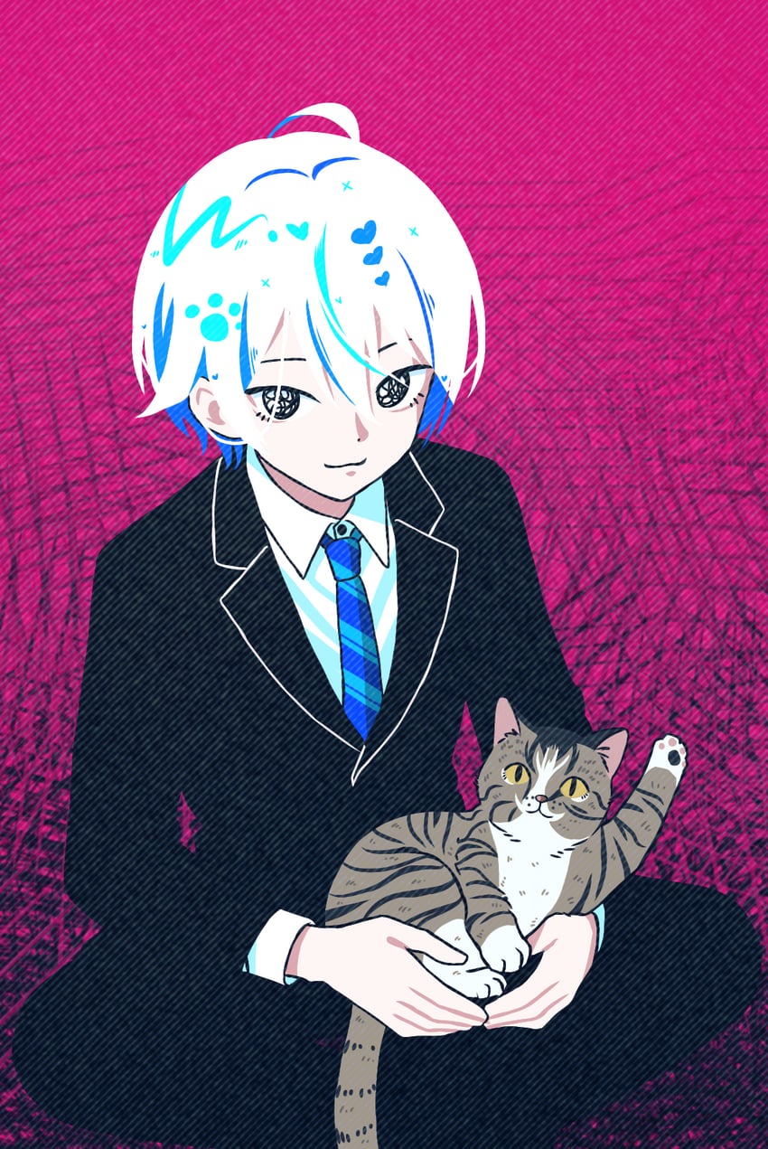 saihara shuichi (danganronpa and 1 more) drawn by torutisuto