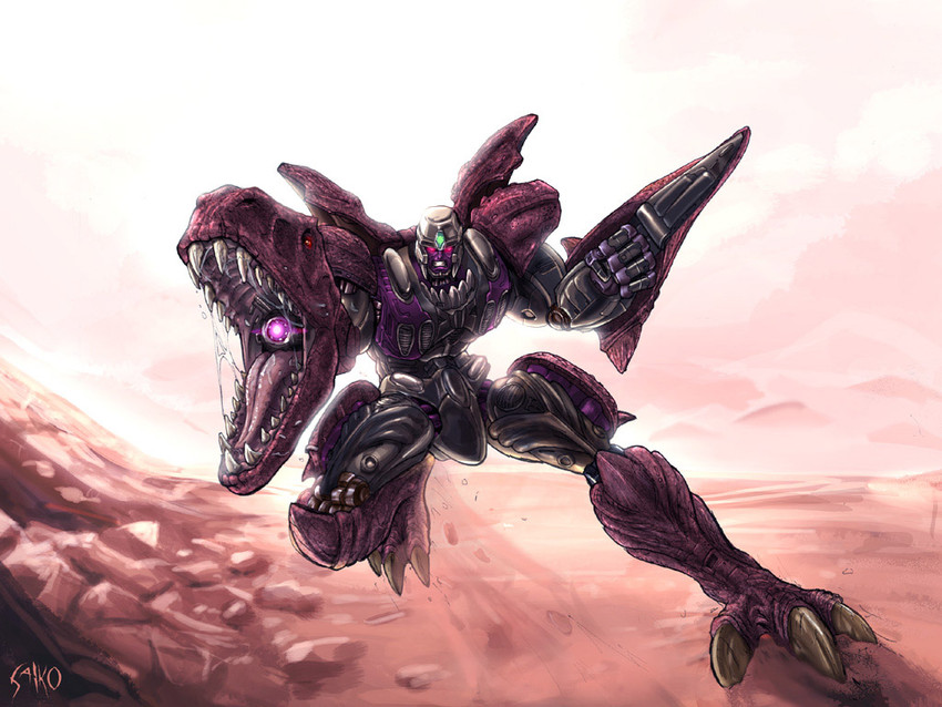 megatron (transformers and 2 more) drawn by espen_grundetjern