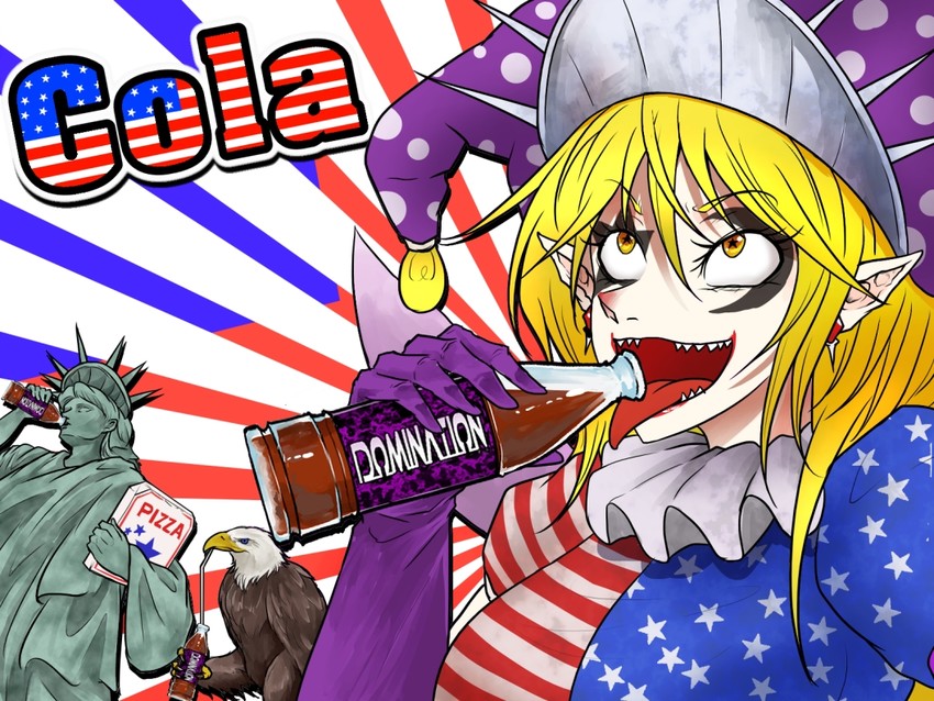 clownpiece (touhou and 1 more) drawn by ryuuichi_(f_dragon)