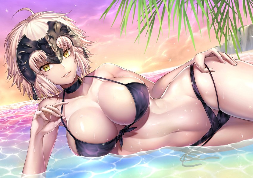 jeanne d'arc alter (fate and 1 more) drawn by nasaniliu