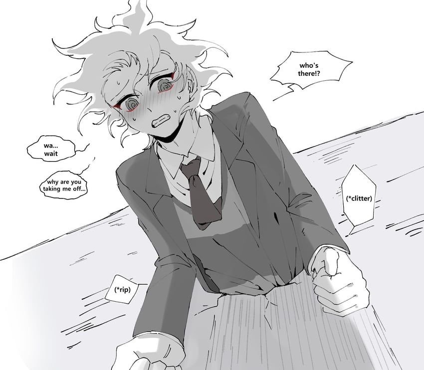 komaeda nagito (danganronpa and 1 more) drawn by seumol_sx