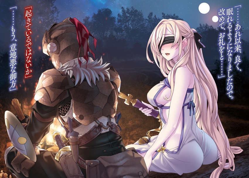 sword maiden and goblin slayer (goblin slayer!) drawn by kannatsuki_noboru