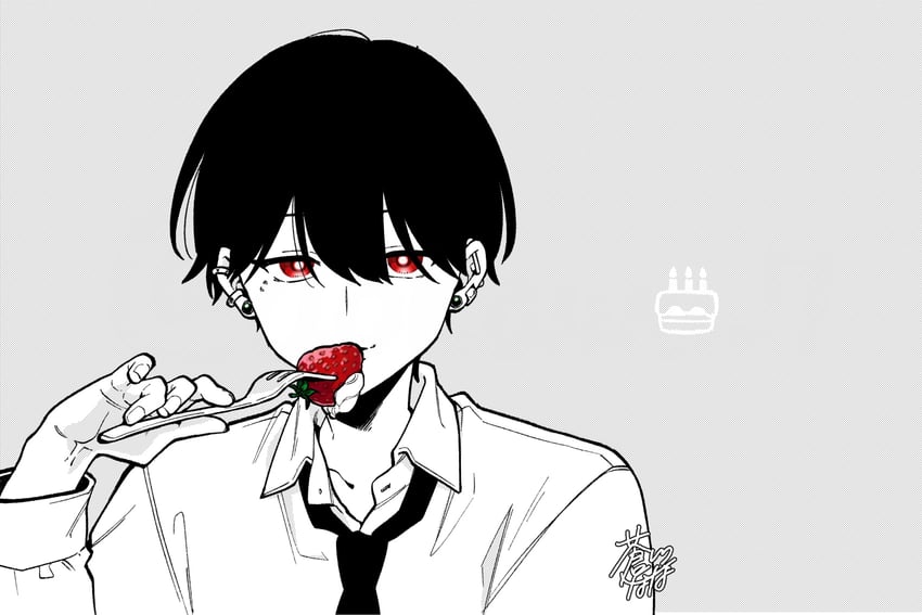 suou (goukon ni ittara onna ga inakatta hanashi) drawn by aokawa_7
