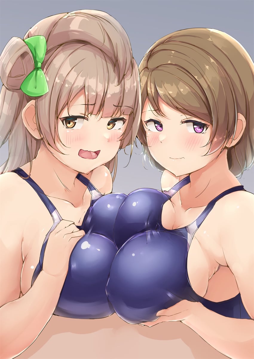 minami kotori and koizumi hanayo (love live! and 1 more) drawn by shinonon_(iso_shino)