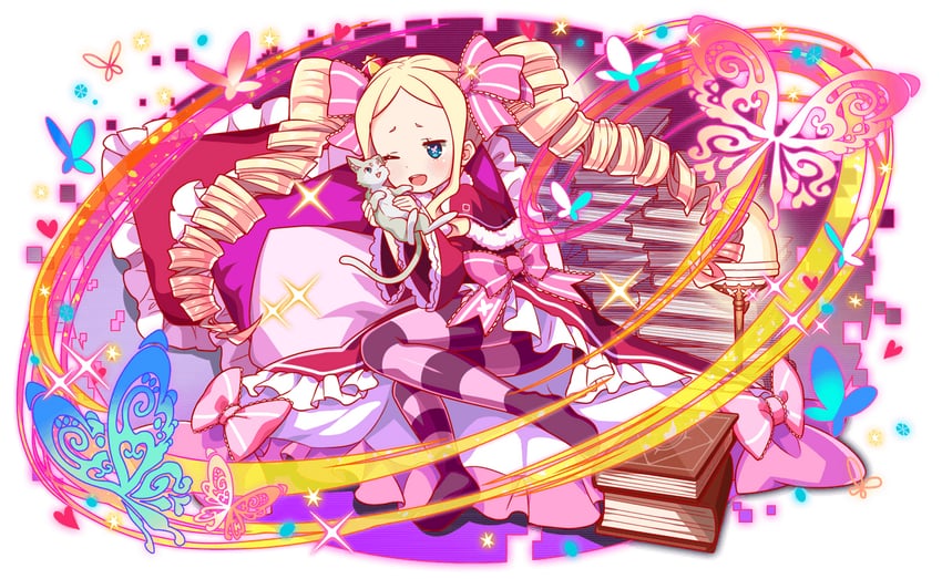 beatrice and puck (re:zero kara hajimeru isekai seikatsu and 1 more)