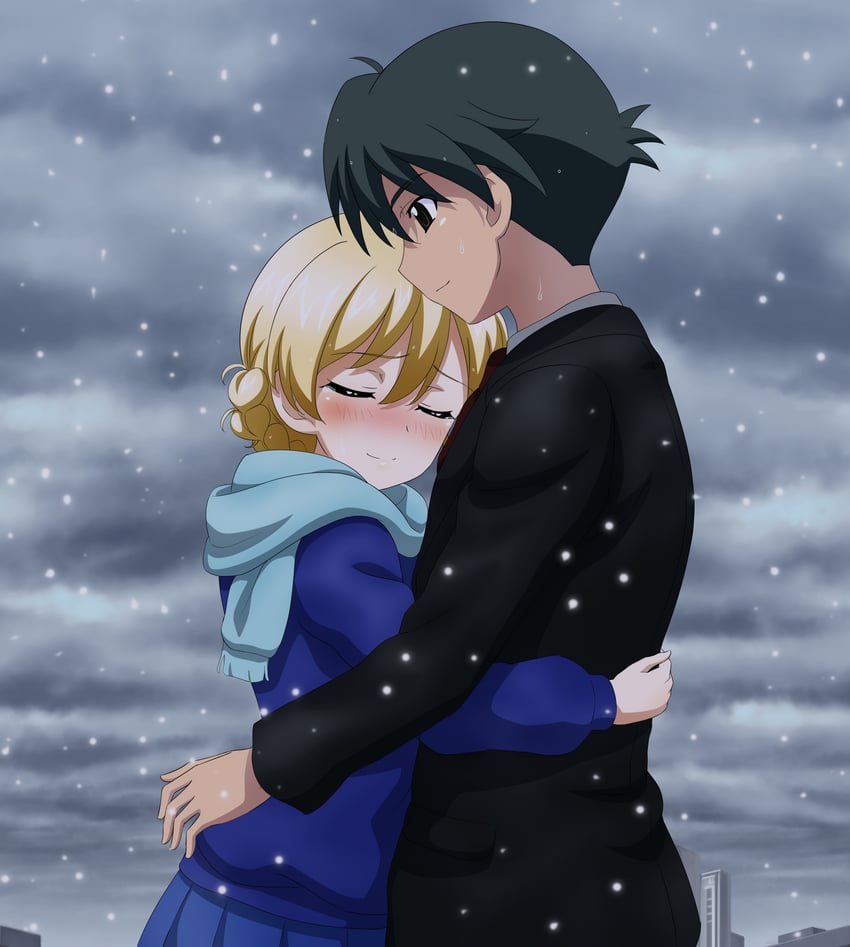 darjeeling and itou makoto (girls und panzer and 4 more) drawn by key_(gaigaigai123)