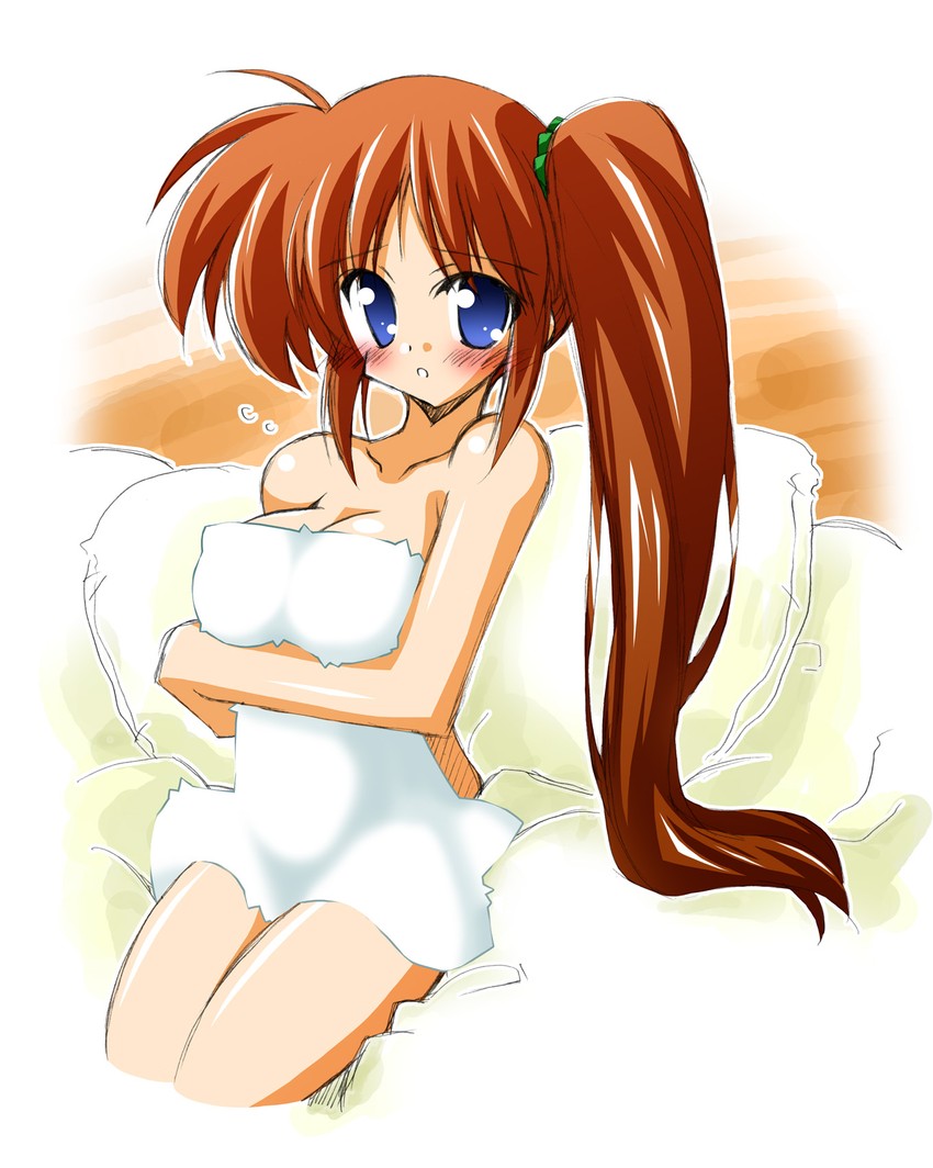 takamachi nanoha (lyrical nanoha and 1 more) drawn by katsumata_kazuki