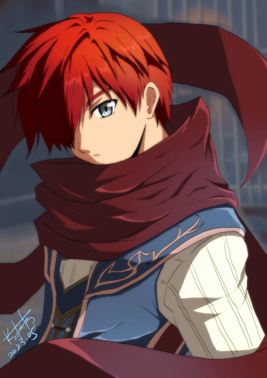 adol christin (ys and 1 more) drawn by akane_kazami