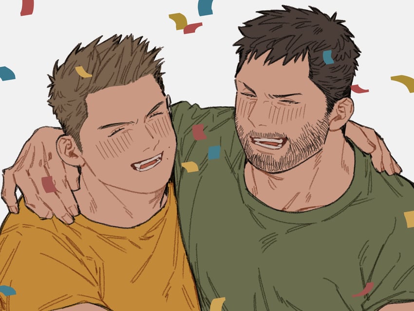 chris redfield and piers nivans (resident evil and 1 more) drawn by moto23059