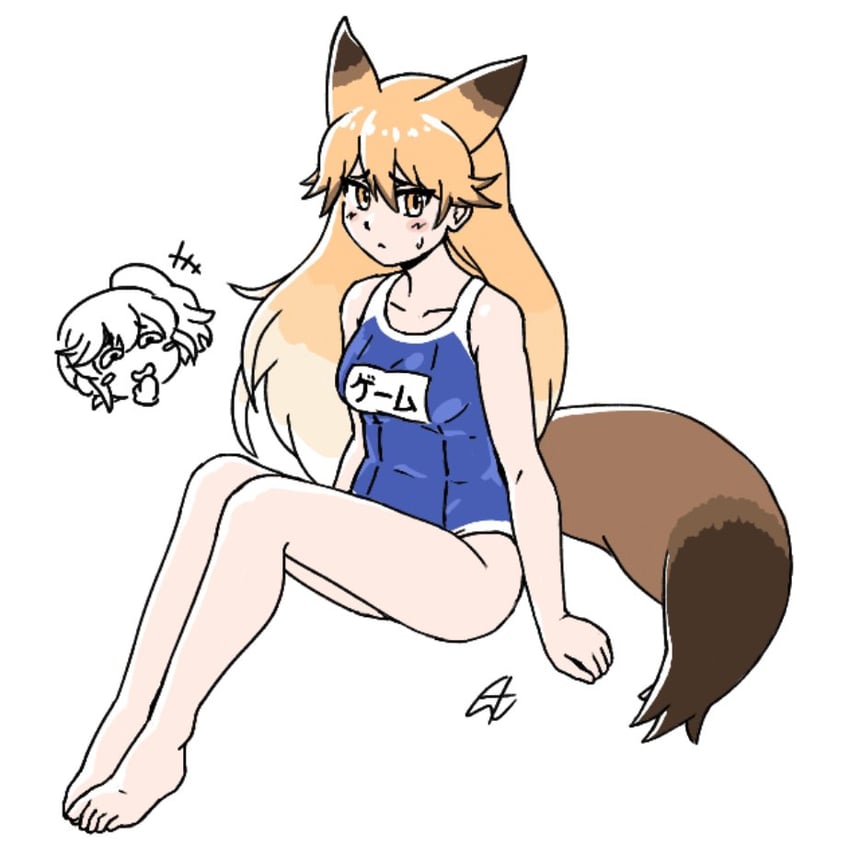 ezo red fox and nana (kemono friends) drawn by acesrulez