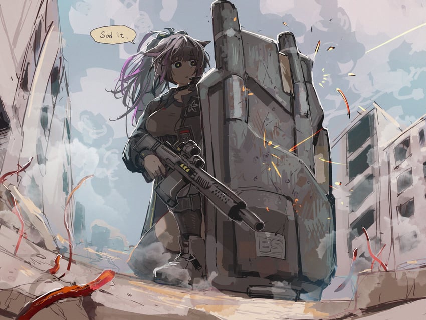 jessica and jessica the liberated (arknights) drawn by mutomorokoshi