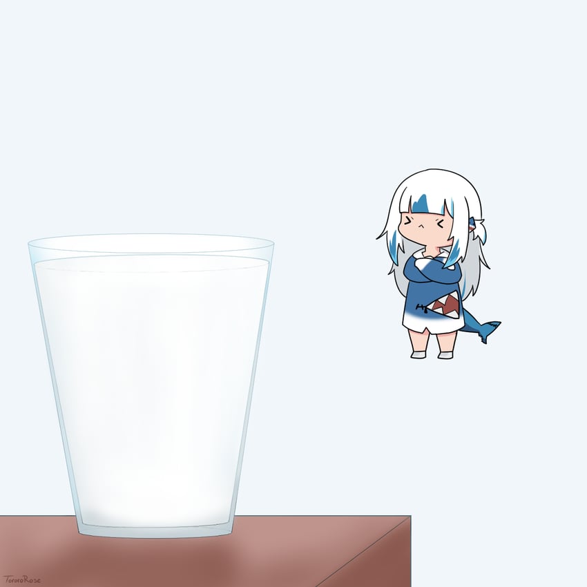 gawr gura (hololive and 1 more) drawn by torororose