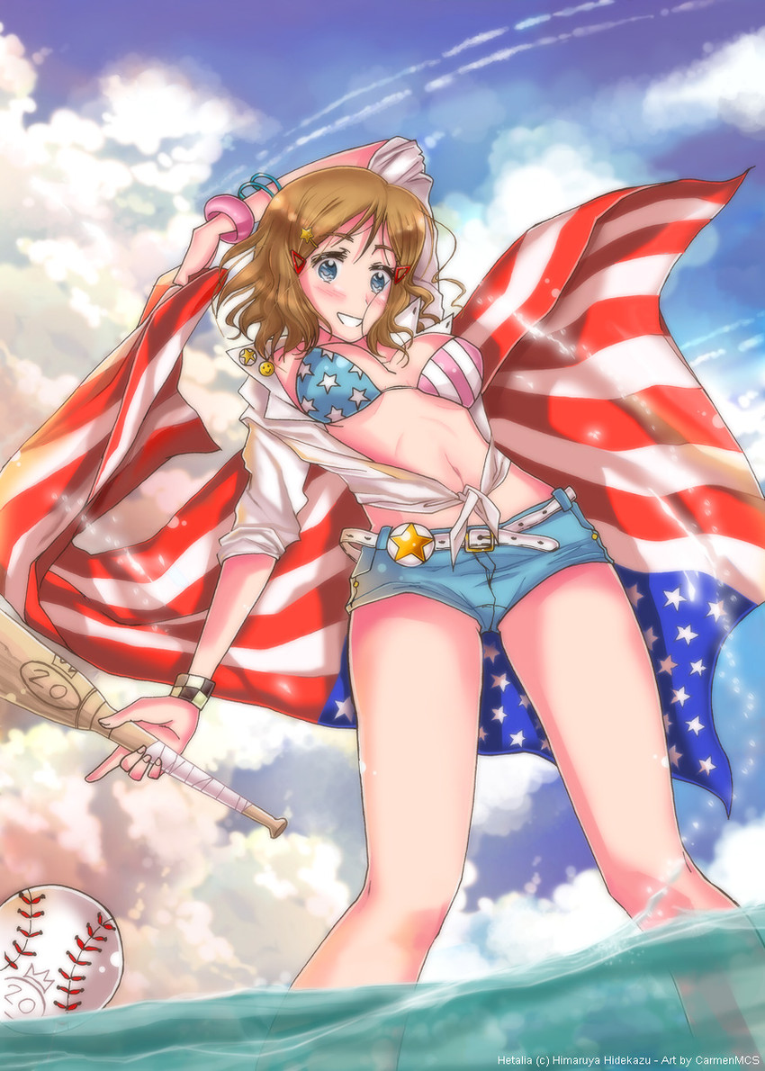 america (axis powers hetalia) drawn by runolllo