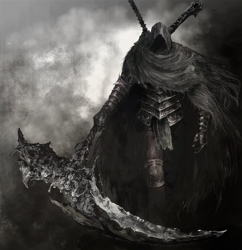 forlorn (dark souls and 1 more) drawn by sollies