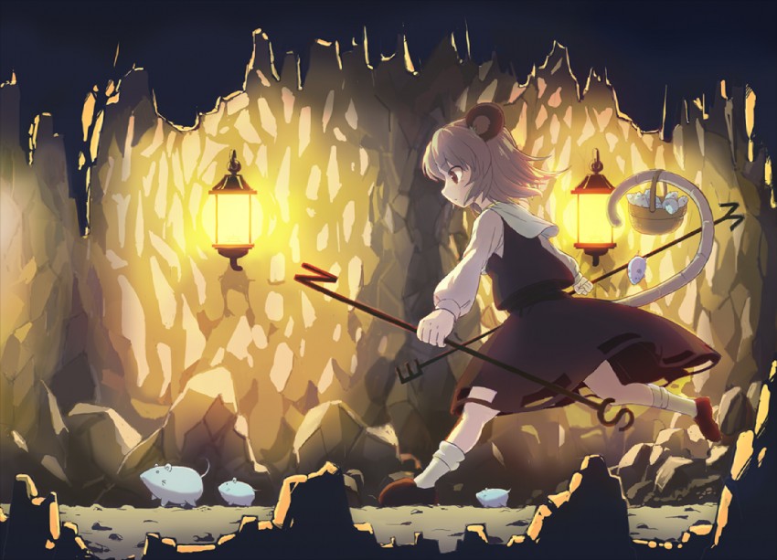 nazrin (touhou) drawn by ranka_(tonbo)