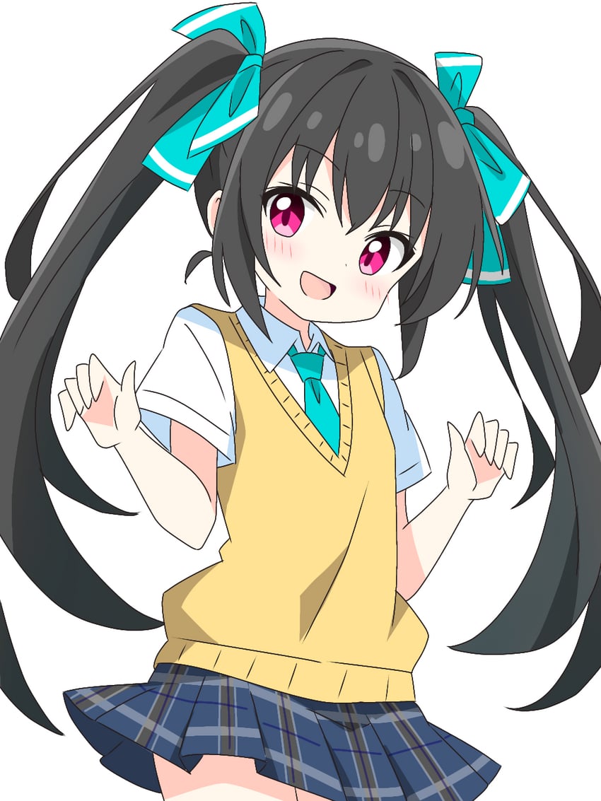 black-haired twintail girl (original) drawn by kotatsu-mazoku