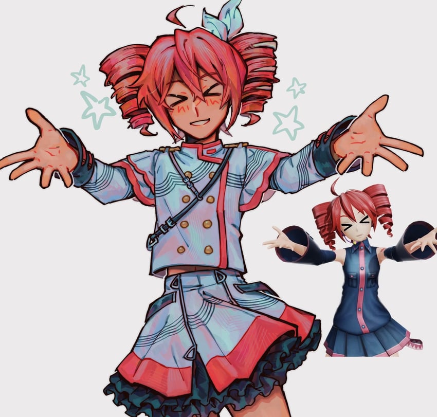 kasane teto (utau and 1 more) drawn by goomyloid