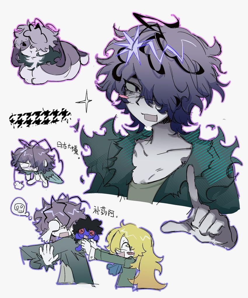 ib, mary, garry, and doll (ib) drawn by xiboliya_suanxing_shengwu