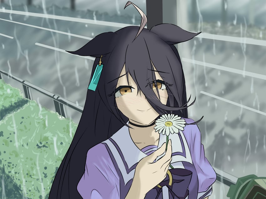manhattan cafe (umamusume and 1 more) drawn by 132109chisato