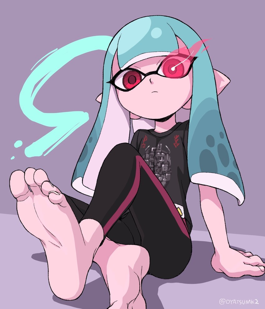 inkling player character, inkling girl, and omega-chan (splatoon) drawn by oyatsu_(mk2)
