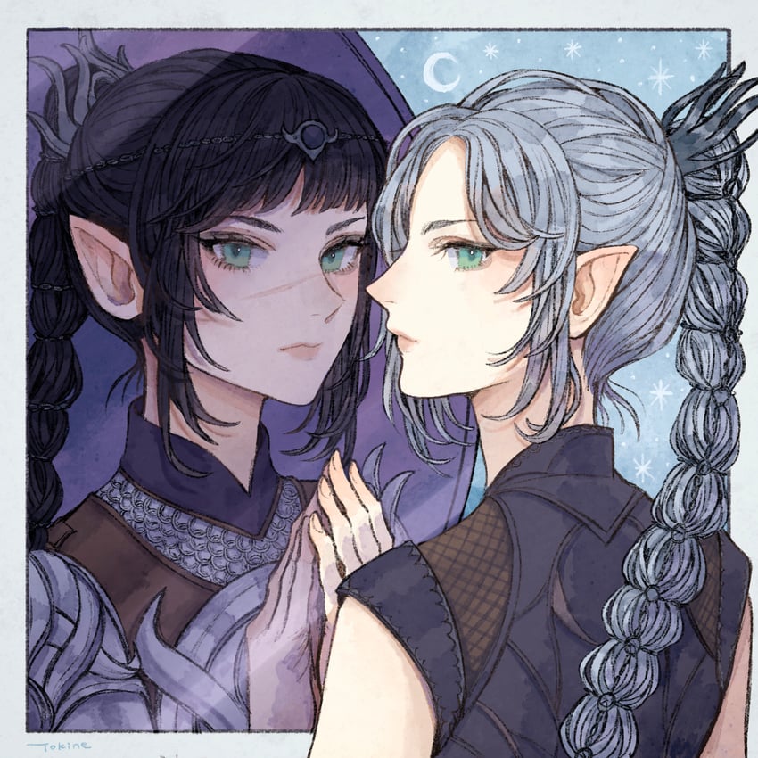 shadowheart (dungeons & dragons and 2 more) drawn by tokine_kira