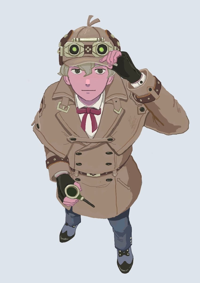 herlock sholmes (ace attorney and 1 more) drawn by 23011620x