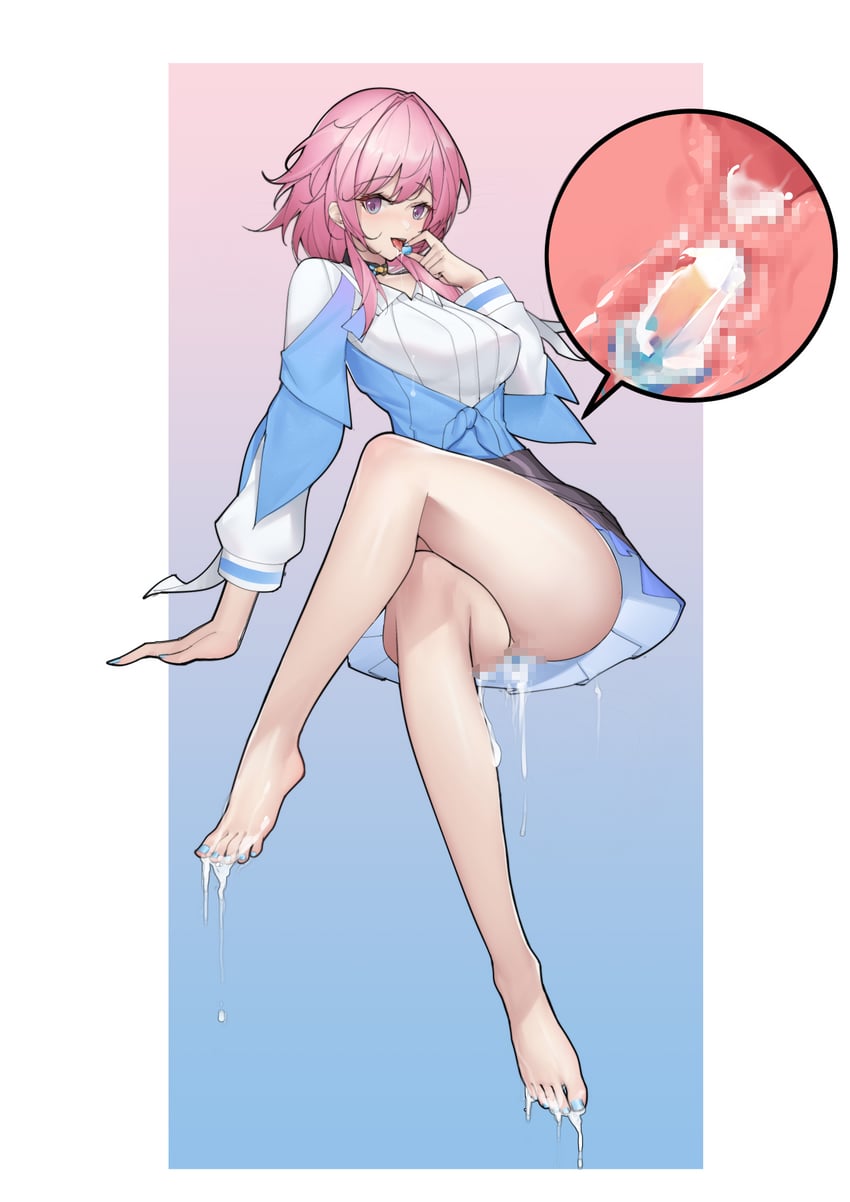 march 7th (honkai and 1 more) drawn by playerz