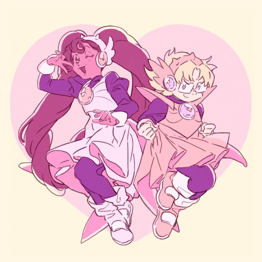 tiffany rodriguez and marnie plummer (tiffany's griffon) drawn by rii_abrego