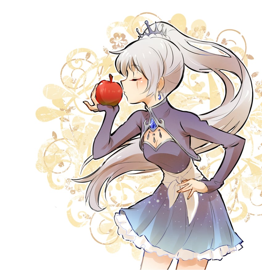 weiss schnee (rwby and 1 more) drawn by iesupa