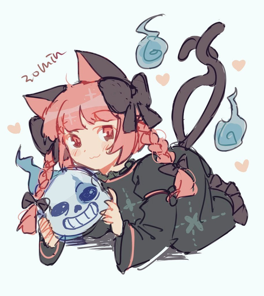 kaenbyou rin and sans (touhou and 1 more) drawn by rbfnrbf_(mandarin)
