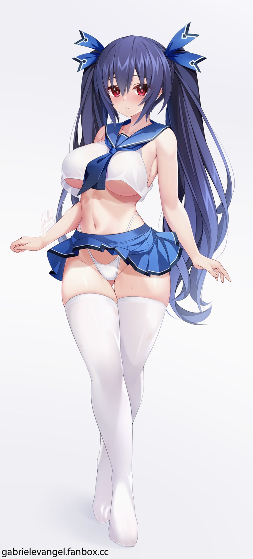 noire (neptune and 1 more) drawn by gabriel_evangel