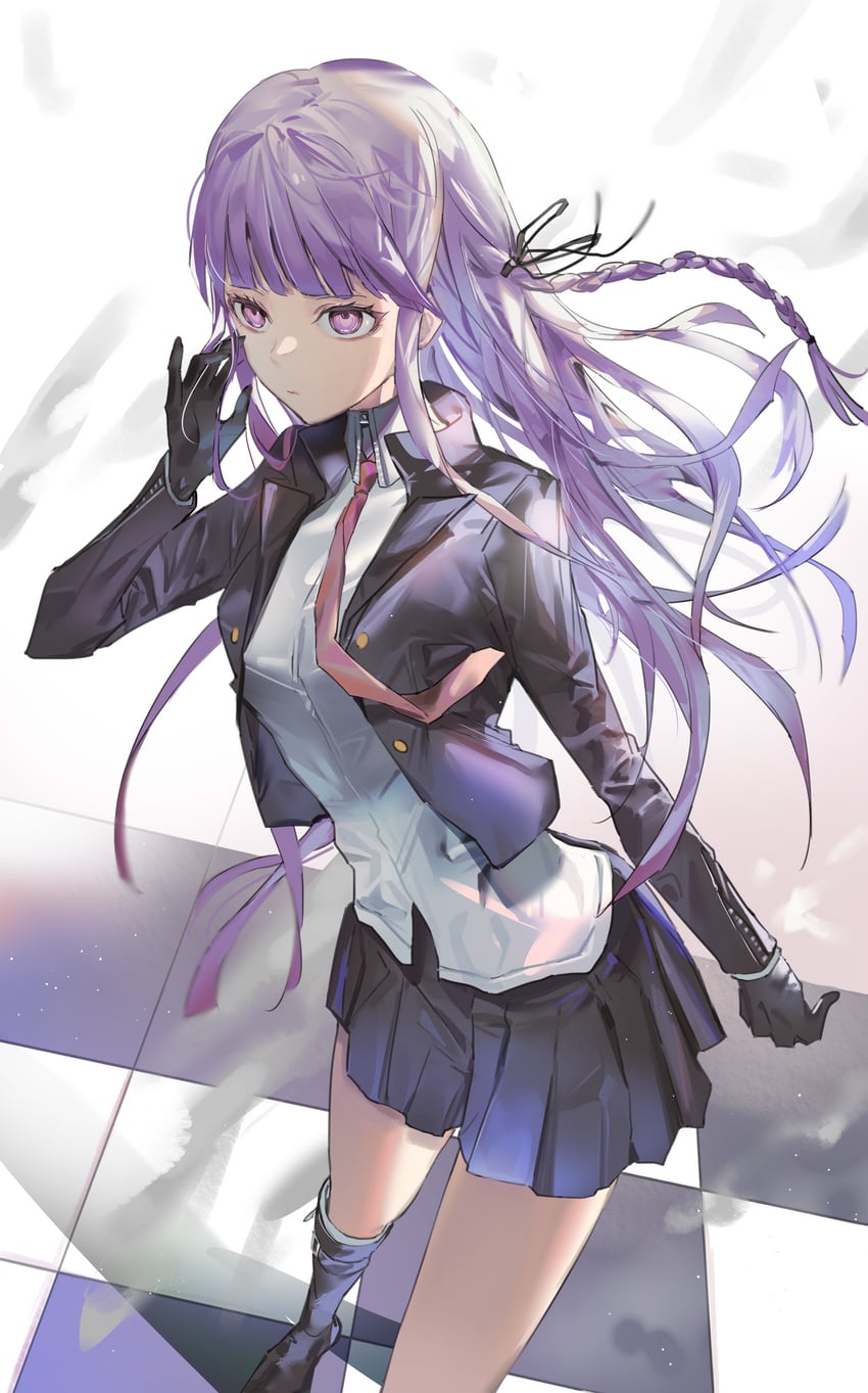 kirigiri kyoko (danganronpa and 1 more) drawn by r_aeel