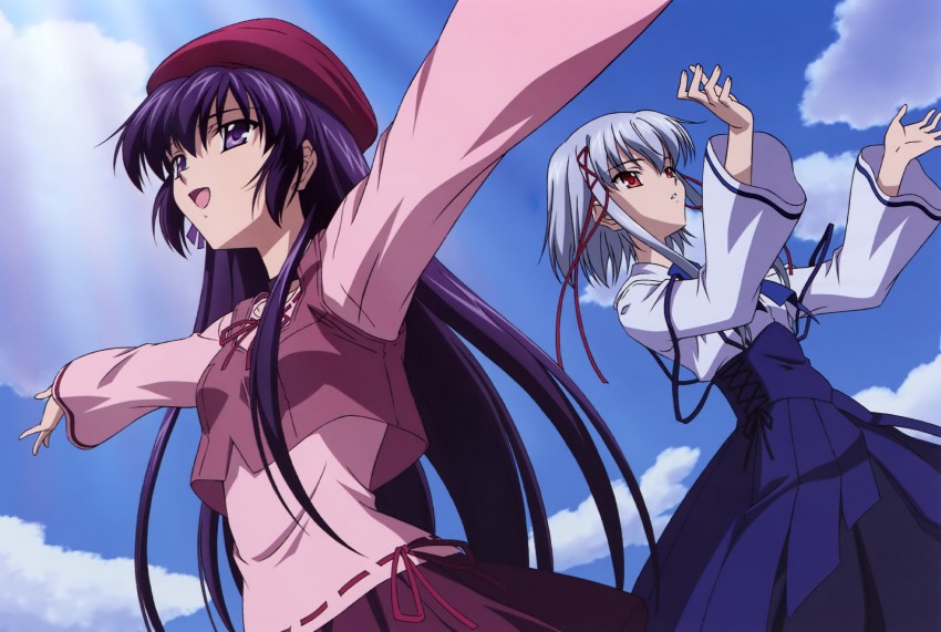 shihou matsuri and morimiya aono (sola) drawn by koga_makoto