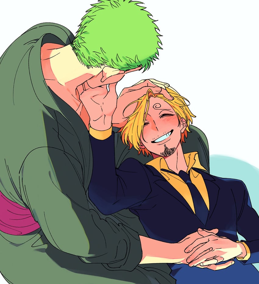 roronoa zoro and sanji (one piece) drawn by tm_one