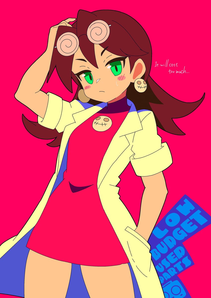 tron bonne (mega man and 1 more) drawn by yodok