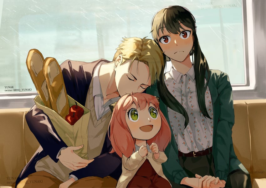 yor briar, anya, and twilight (spy x family) drawn by hq_yunak