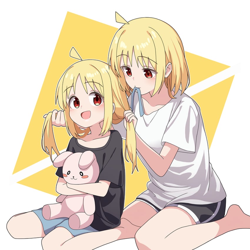 ijichi nijika and ijichi seika (bocchi the rock!) drawn by vector_(dmlddmld00)