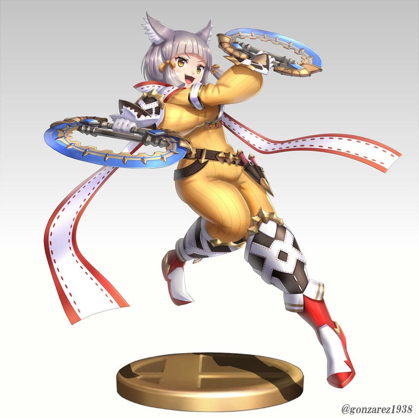 nia (xenoblade chronicles and 2 more) drawn by gonzarez