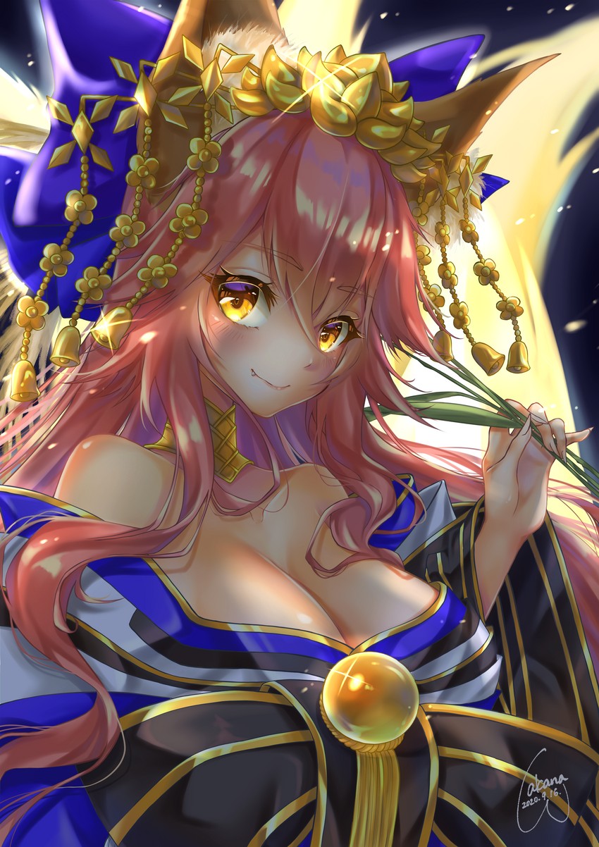 tamamo and tamamo no mae (fate and 1 more) drawn by wakana_art