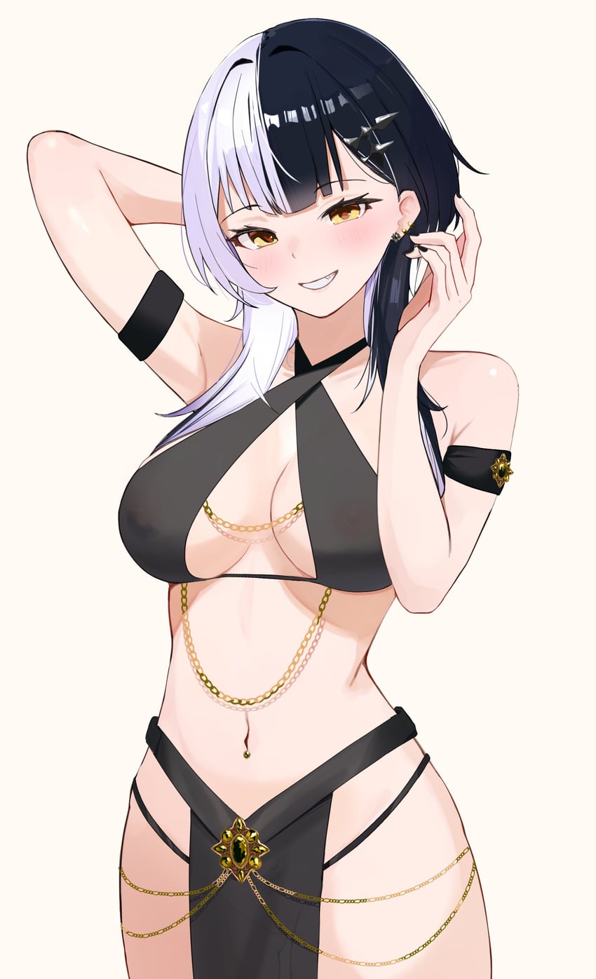 shiori novella (hololive and 1 more) drawn by ku_roiko