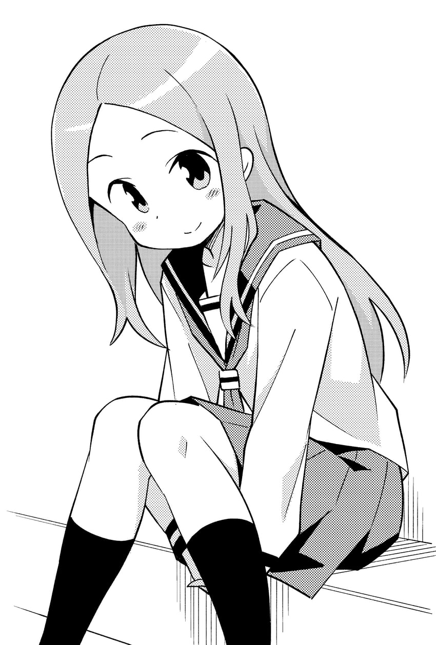 takagi-san (karakai jouzu no takagi-san) drawn by anbe_masahiro