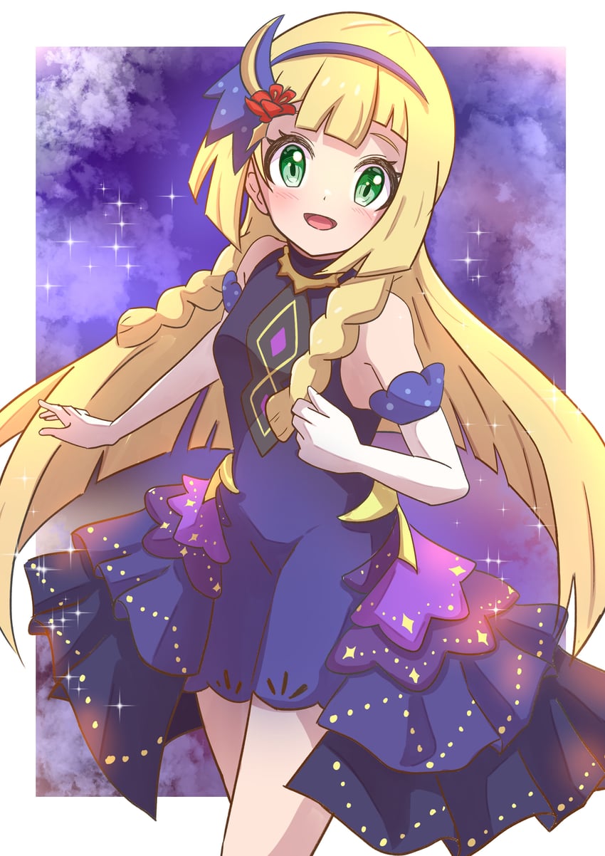 lillie (pokemon and 1 more) drawn by rono_(lethys)