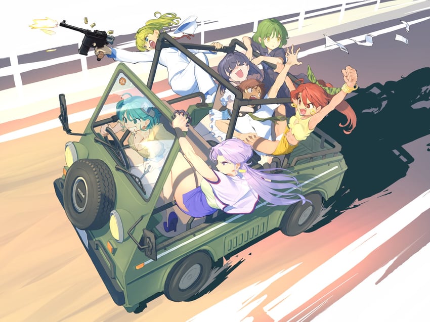 sakuragi takami, kikushima yuka, maya, eiko rando, maki umezaki, and 2 more (geobreeders) drawn by mamorunokoto