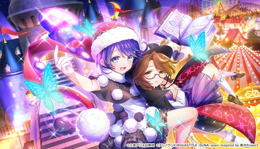 doremy sweet and usami sumireko (touhou and 1 more)