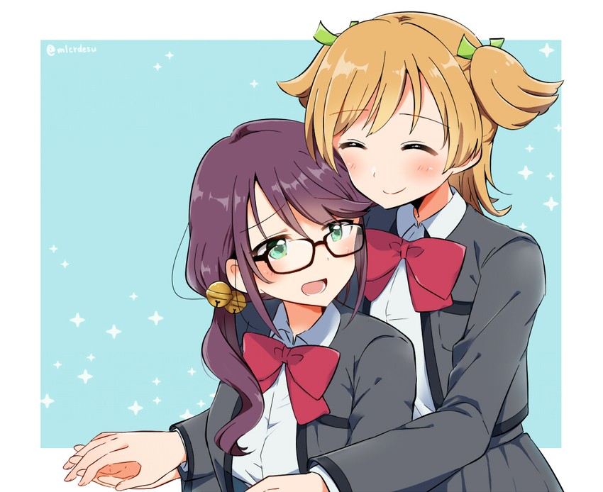 daiba nana and hoshimi junna (shoujo kageki revue starlight) drawn by merukyara