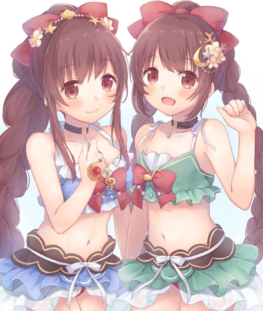 amane tsukuyo and amane tsukasa (mahou shoujo madoka magica and 1 more) drawn by kazane_mari