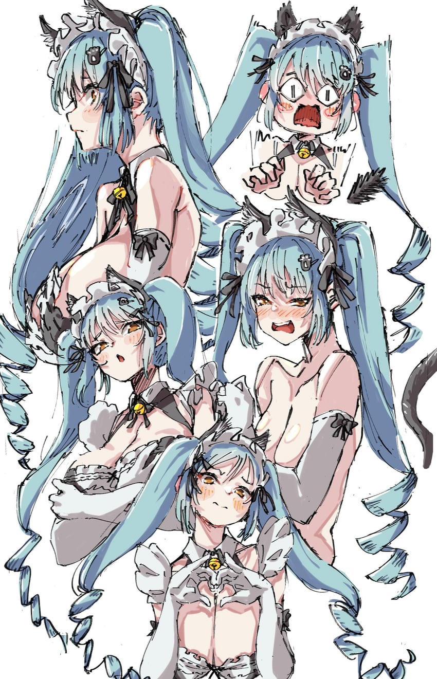 privaty (goddess of victory: nikke) drawn by hii_(motorholic)