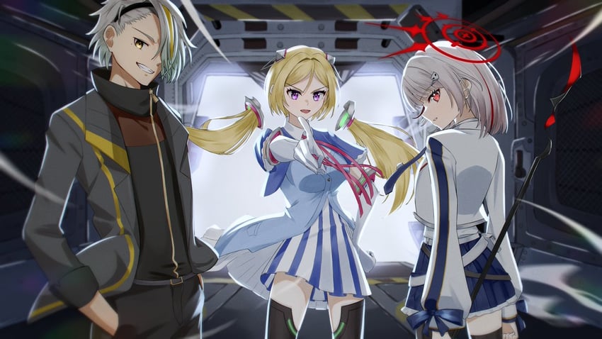 aki rosenthal, dtto., and utai meika (hololive and 4 more) drawn by azumi_illust