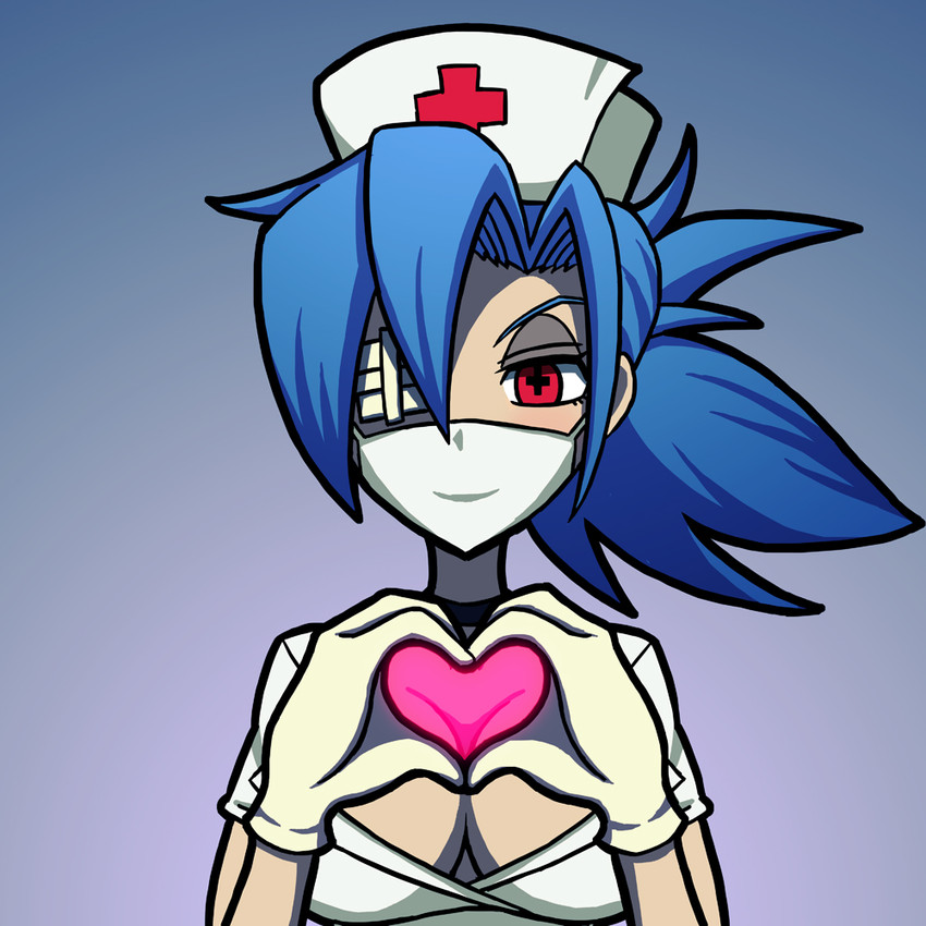 valentine (skullgirls) drawn by shisen