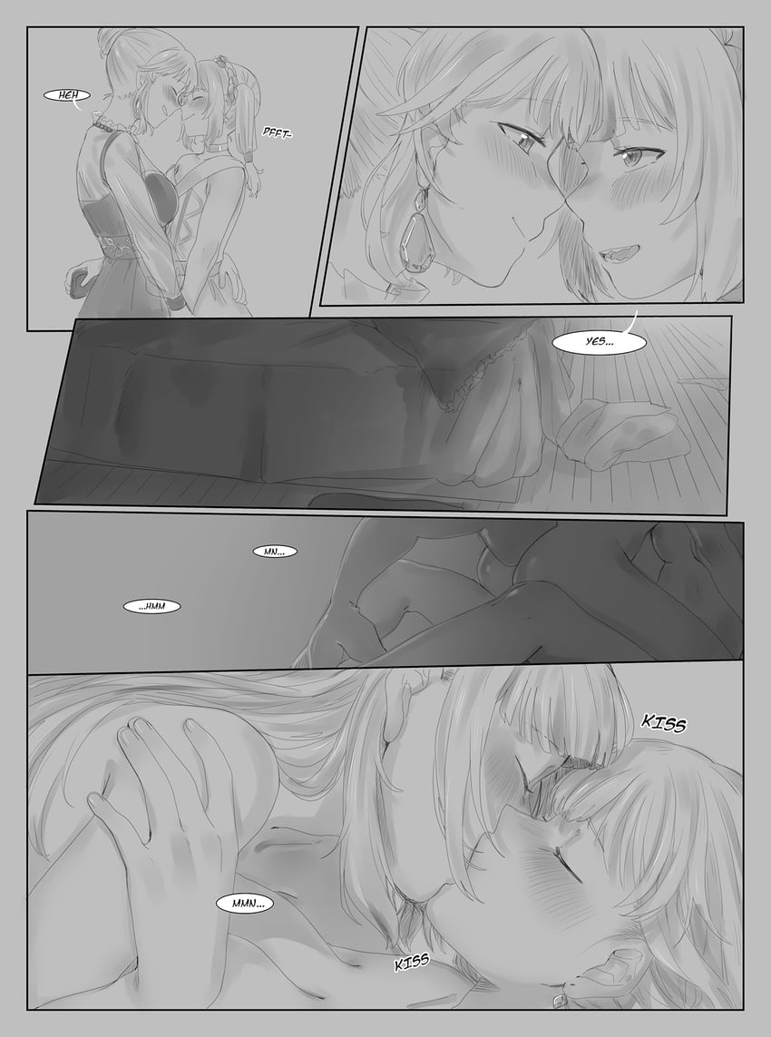gawr gura and watson amelia (hololive and 1 more) drawn by gygerbeen_rtl06